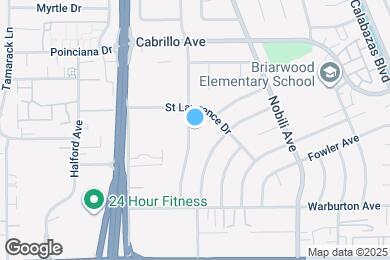 Map image of the property - 1861 Briarwood Dr