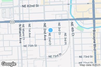 Map image of the property - 250 NE 77th St