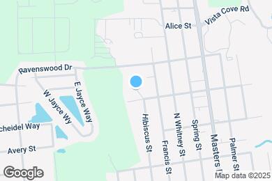 Map image of the property - 1325 Hibiscus St