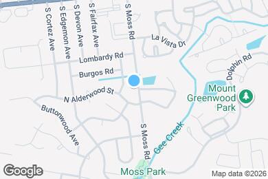 Map image of the property - 116 S Moss Rd