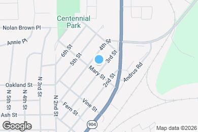 Map image of the property - 1708 3rd St