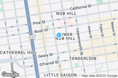 Map image of the property - 1075 Sutter St