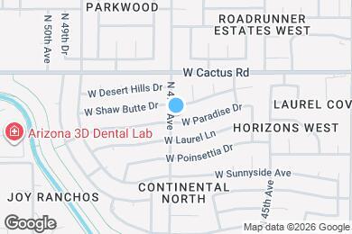 Map image of the property - 4640 W Paradise Dr