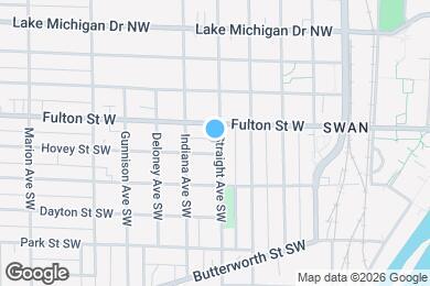 Map image of the property - 15 Straight Ave SW