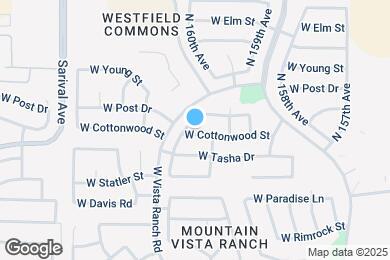 Map image of the property - 15950 W Cottonwood St