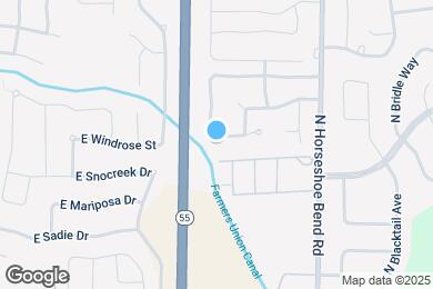 Map image of the property - 2845 E Shadowband St