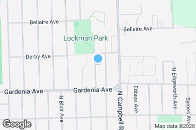 Map image of the property - 1106 Grove Ave