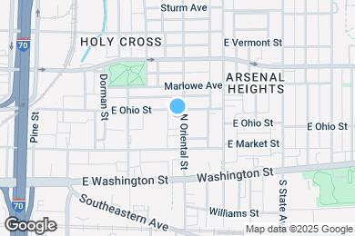 Map image of the property - 142 N Oriental St