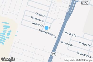 Map image of the property - 1203 Powder River Dr