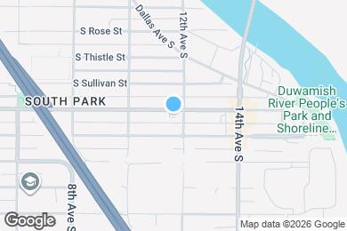 Map image of the property - 1057 S Cloverdale St