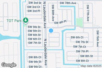 Map image of the property - 8008 SW 6th St