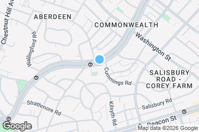 Map image of the property - 1678 Commonwealth Ave