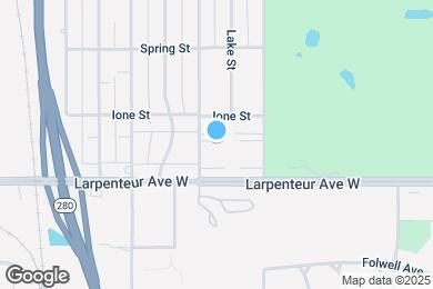 Map image of the property - 1728 Pleasant St