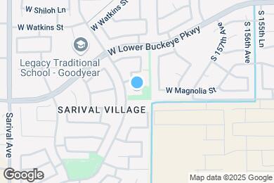 Map image of the property - 15987 W Salome St