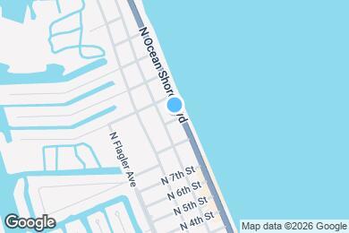 Map image of the property - 901 N Ocean Shore Blvd