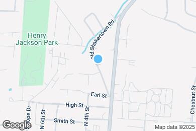 Map image of the property - 636 Old Shakertown Rd
