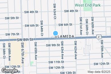 Map image of the property - 6355 SW 8th St