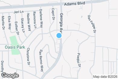 Map image of the property - 1326 Georgia Ave