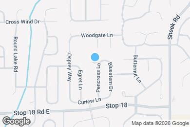 Map image of the property - 1396 Pencross Ln
