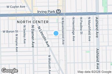 Map image of the property - 1828 W Berenice Ave