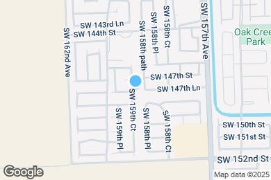 Map image of the property - 14755 SW 159th Ct