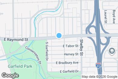 Map image of the property - 941 E Raymond St