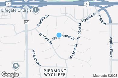 Map image of the property - 15315 Westchester Dr
