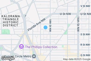 Map image of the property - 1828 Swann St NW