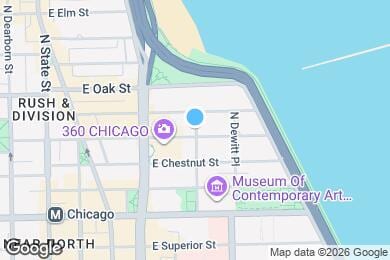 Map image of the property - 876 N Mies Van Der Rohe Way