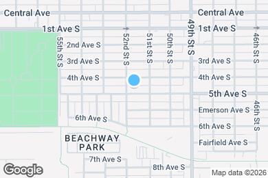 Map image of the property - 5145 5th Ave S