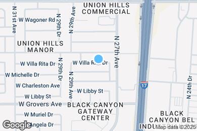 Map image of the property - 2733 W Villa Rita Dr