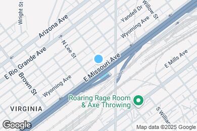 Map image of the property - 1627 E Missouri Ave