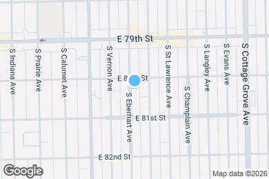 Map image of the property - 8017 S Eberhart Ave