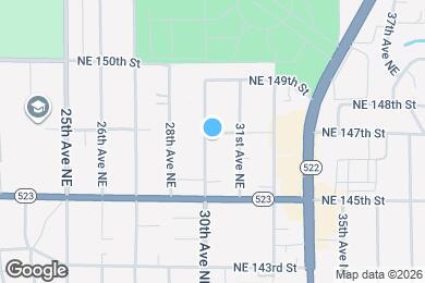 Map image of the property - 3011 NE 147th St