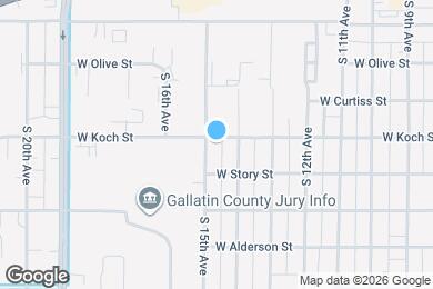 Map image of the property - 1418 W Koch St