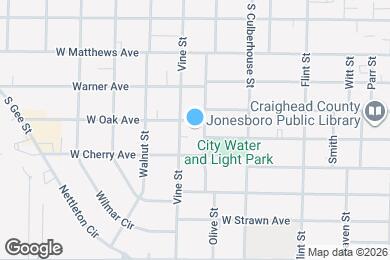 Map image of the property - 829 W Oak Ave
