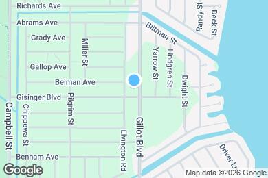 Map image of the property - 3595 Gillot Blvd