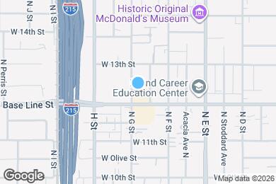 Map image of the property - 1233 N G St