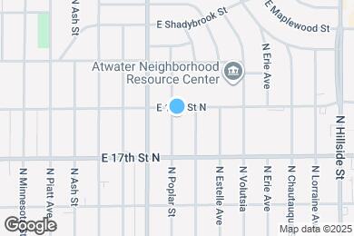 Map image of the property - 1848 N Poplar St