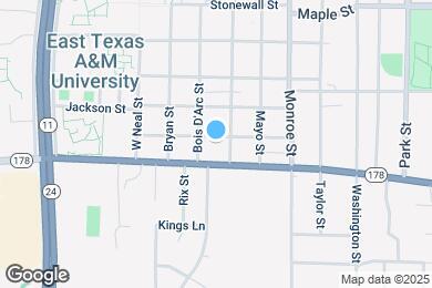 Map image of the property - 1705 Jefferson St