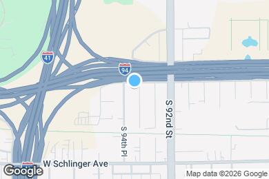 Map image of the property - 9407 W Adler St