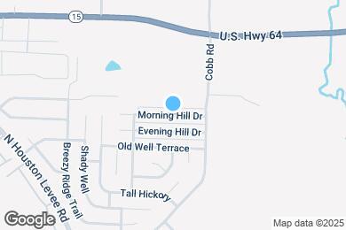 Map image of the property - 10222 Evening Hill Dr
