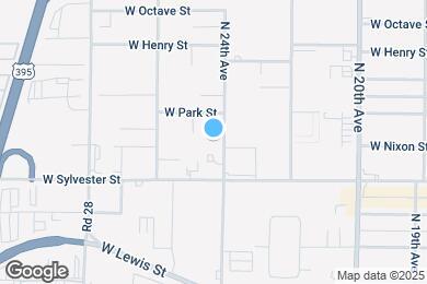 Map image of the property - 804 N 24th Ave