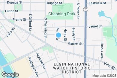 Map image of the property - 265 Percy St
