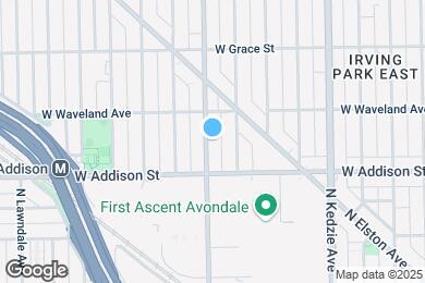 Map image of the property - 3631 N Kimball Ave