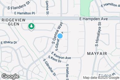 Map image of the property - 3606 S Gibralter Cir