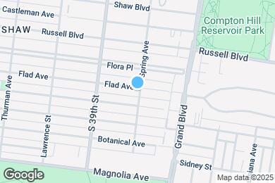 Map image of the property - 3800 Flad Ave