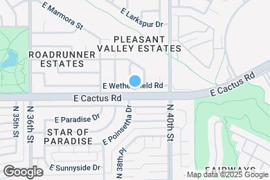 Map image of the property - 3909 E Wethersfield Rd