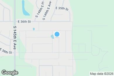 Map image of the property - 3704 S 150th East Ave