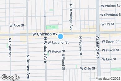 Map image of the property - 1804 W Superior St